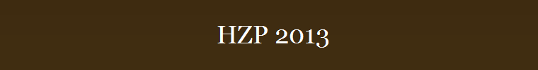 HZP 2013